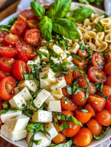 The Best Caprese Pasta Salad