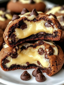 Cheesecake Stuffed Chocolate Chip Cookies