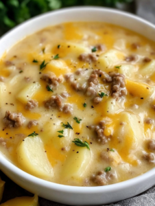 Cheesy Ground Beef and Rice Casserole