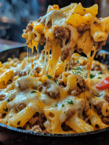 Cheesy Sloppy Cheeseburger Pasta