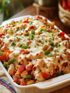 Chicken Fajita Casserole
