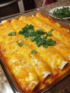 Cream Cheese Chicken Enchiladas