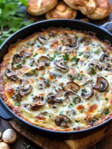 Creamy Stuffed Mushroom Dip
