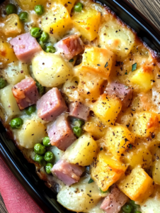 Crockpot Ham and Potato Casserole Recipe