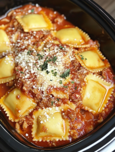 Crockpot Ravioli Lasagna Recipe