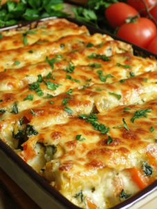 Fresh Vegetable Bake with a Cheesy Twist