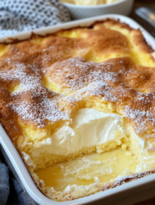 Lemon Cream Cheese Dump Cake
