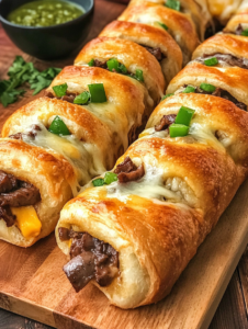 Philly Cheesesteak Stuffed Cheesy Breadsticks