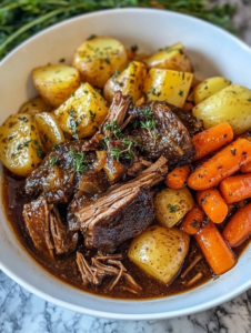 Pot Roast with Potatoes and Carrots