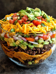 Seven-Layer Taco Salad