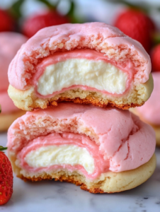 Strawberry Cheesecake Cookies