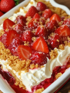 Strawberry Cheesecake Dump Cake Recipe