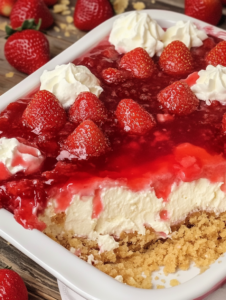 Strawberry Cheesecake Dump Cake Recipe