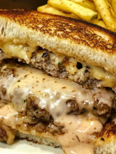 Ultimate Patty Melt with Secret Sauce