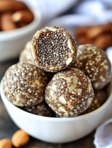 Vanilla Almond Chia Energy Bites