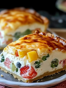 Fruit Salad Cheesecake