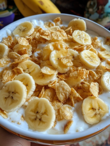 Corn Flakes with Bananas