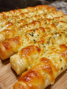 Cheesy Garlic Breadsticks – Buttery, Cheesy, and Irresistible!