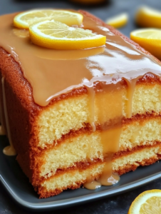 Traditional English Lemon Cake