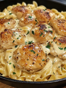 One-Pan Chicken with Buttered Noodles