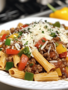 Philly Cheesesteak Pasta