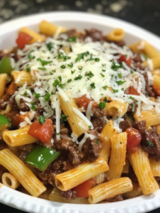 Philly Cheesesteak Pasta