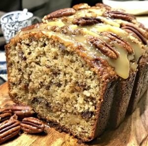 Indulgent Sweet Alabama Pecan Bread with Buttery Goodness