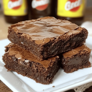 Fizz-tastic Dr. Pepper Brownies