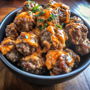 Rotel Cream Cheese Beef Sausage Balls