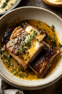 Creamy Herb Braised Short Ribs Recipe
