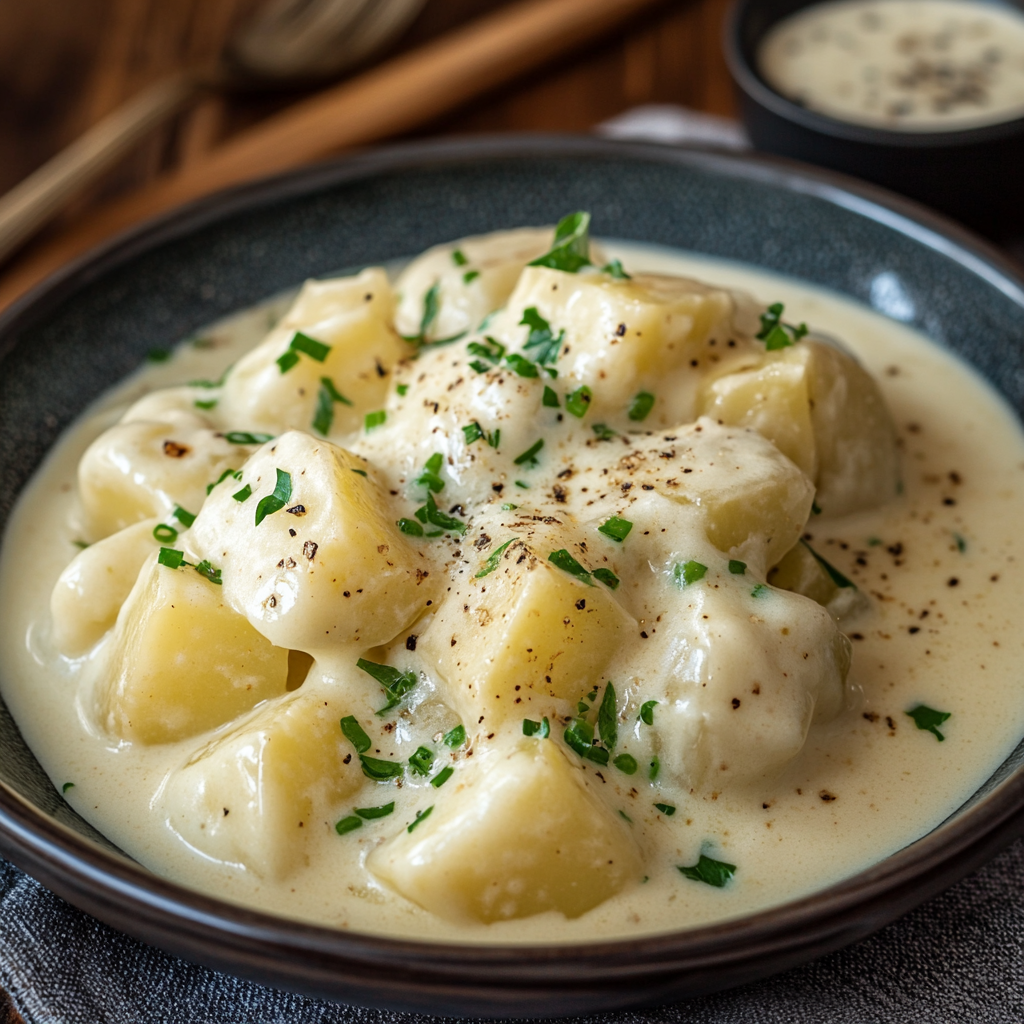 German Kohlrabi in Cream Sauce Recipe