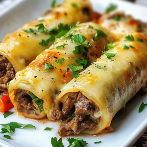 Keto Philly Cheesesteak Roll-Ups | Easy Low Carb Meal