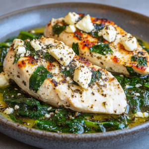 Easy Chicken Breast with Feta and Spinach: A Beginner-Friendly Delight