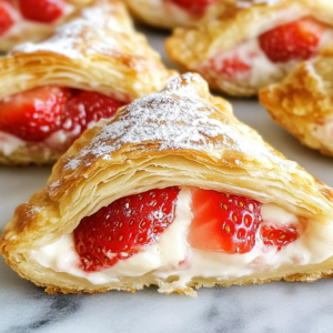Strawberry Cheesecake Turnovers