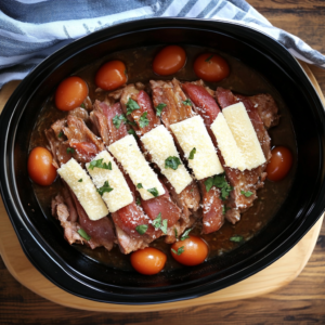 Tomato Parmesan pot roast