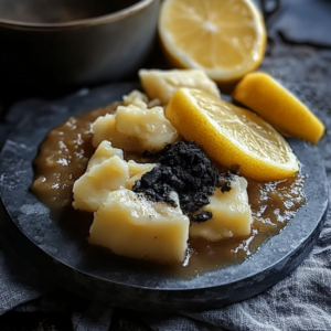 Charcoal-Infused Lemon Delight