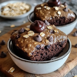 Decadent Chocolate Oatmeal Moelleux: