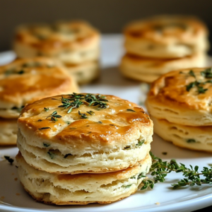 Spring Herb Butter Biscuits