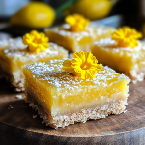 Daffodil Lemon Bars