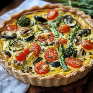 Spring Vegetable Quiche