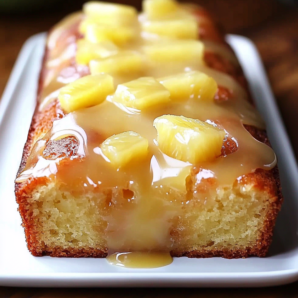 pineapple loaf cake a tropical moist and flavor