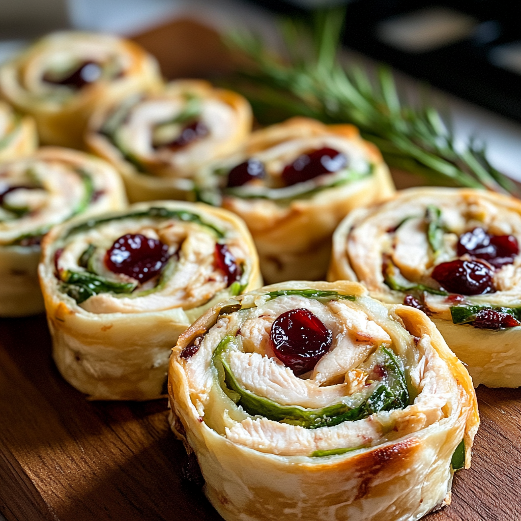 Chicken Cranberry Pinwheels: A Quick, Delicious Snack Recipe for Any Occasion