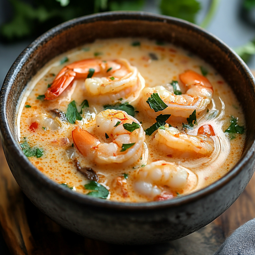 Coconut Shrimp Soup: