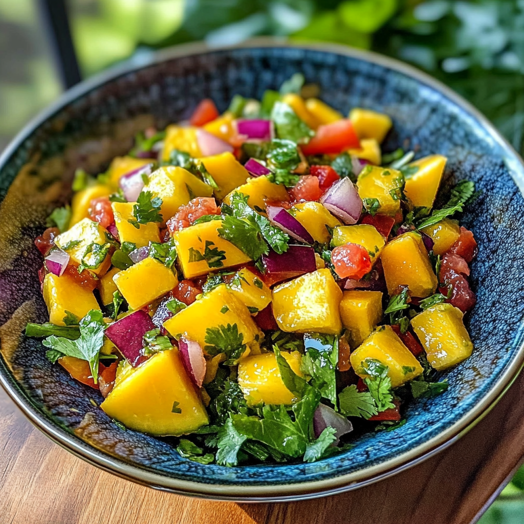 The Best Mango Salsa Salad