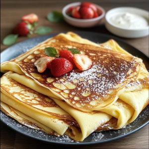 Perfect Homemade Crepes Recipe