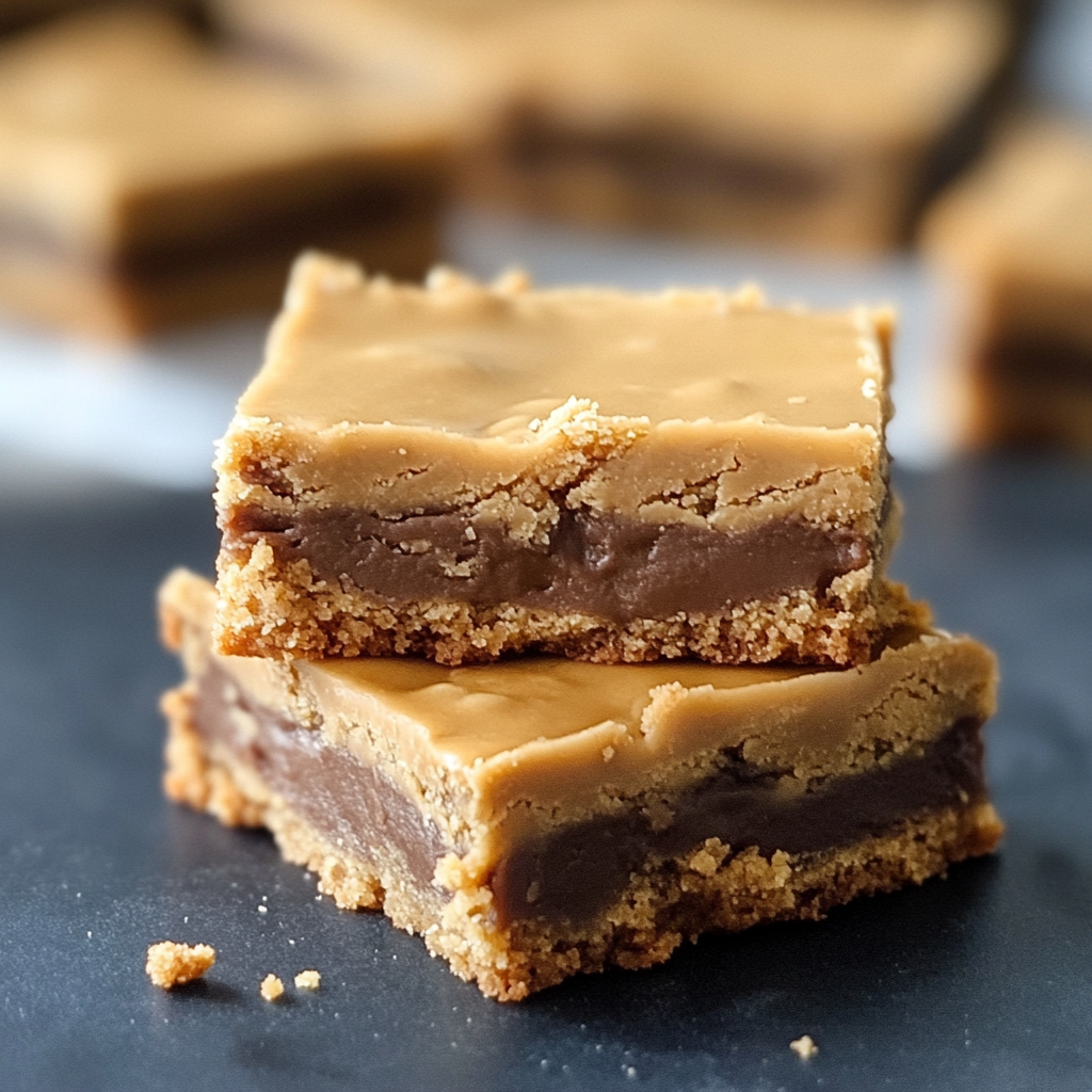 Peanut Butter Lunch Lady Cookie Bars
