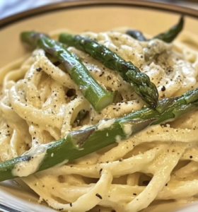 Asparagus and Parmesan Cream Pasta
