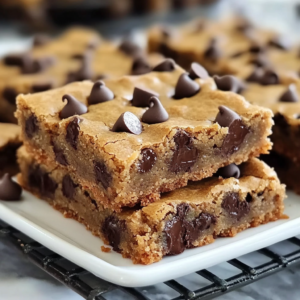 Easy Lazy Chocolate Chip Cookie Bars