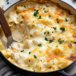 White Chicken Skillet Lasagna