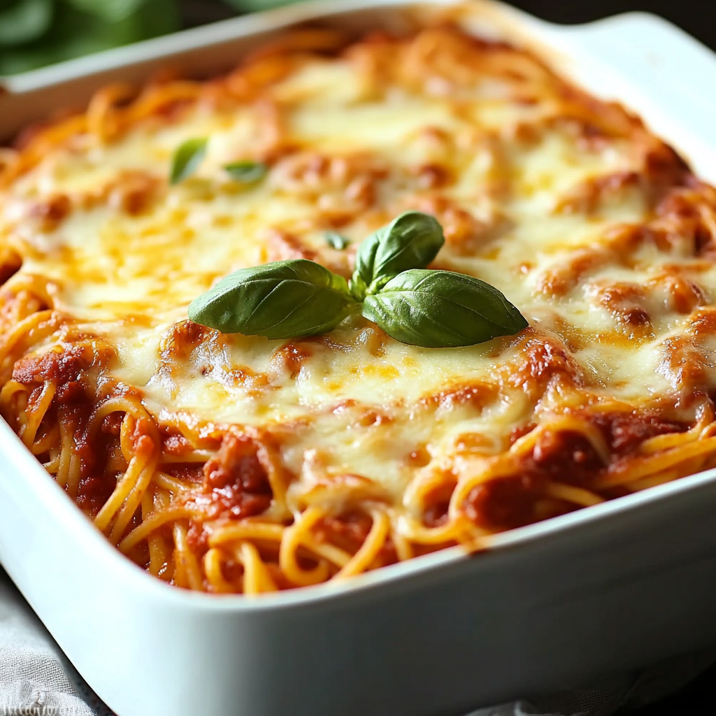 Authentic Italian-Style Spaghetti Bake
